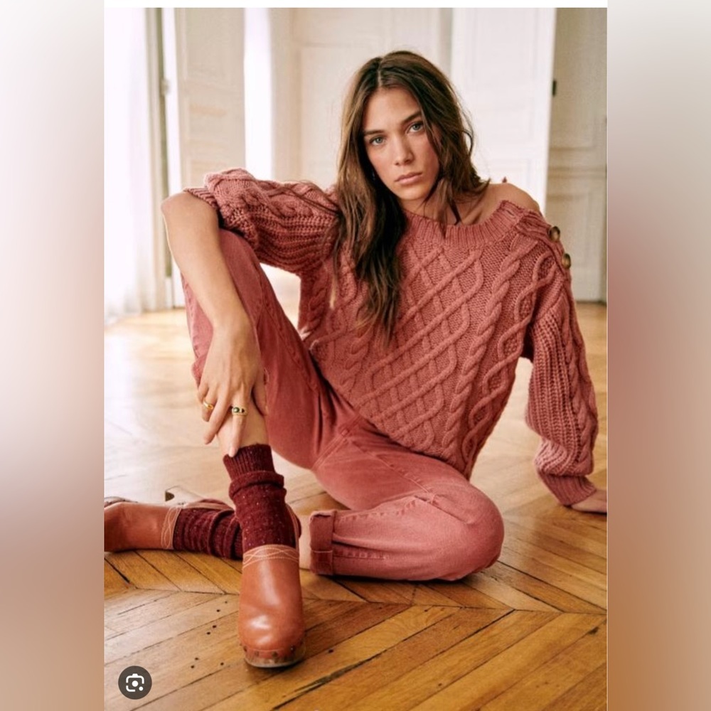 Sezane James jumper in Rosewood, NWT